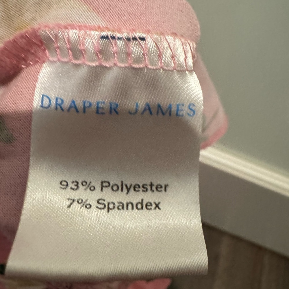 DRAPER JAMES Floral Pink Jogger Pants Size L Cottagecore Leisure Comfy Soft - Picture 12 of 15